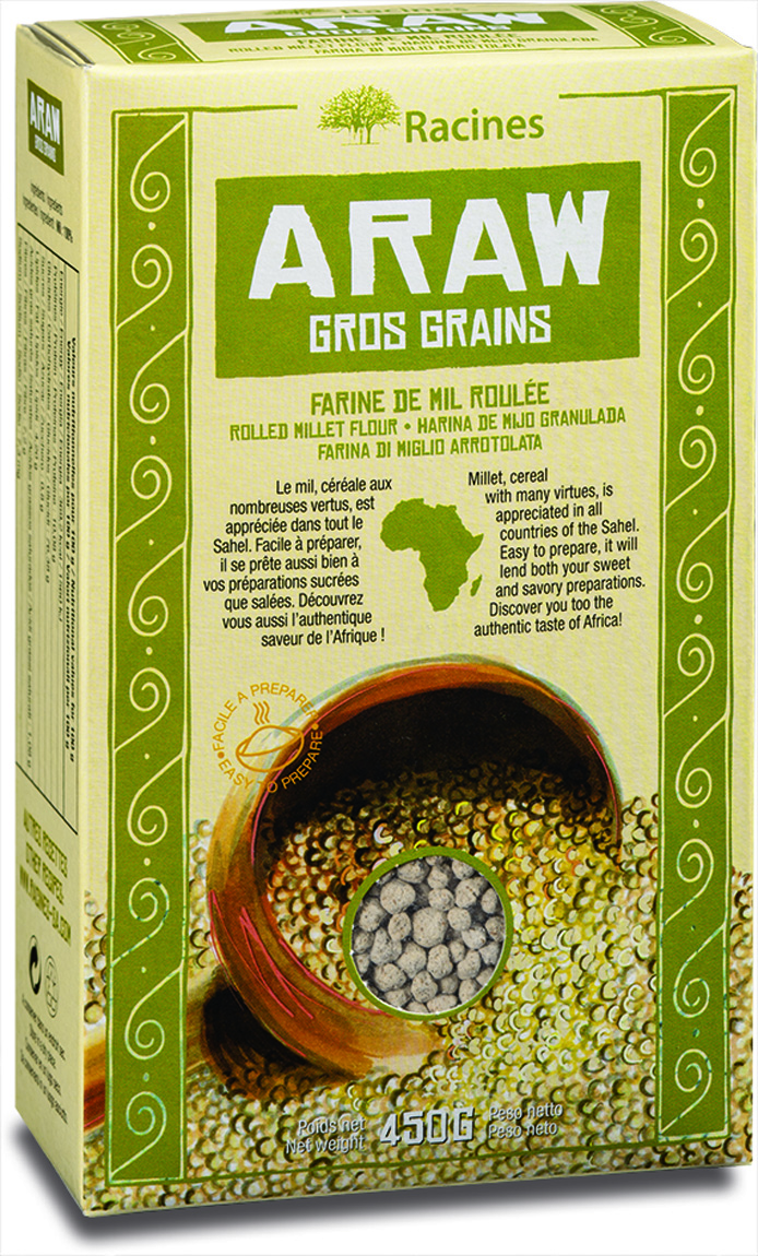 Ngũ cốc Araw Gros (18 X 450 G) - Racines