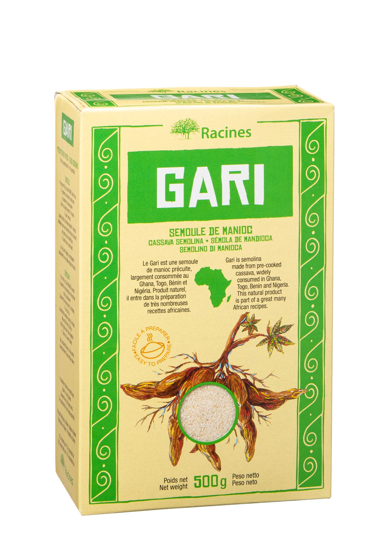 Gari (20 x 500 g) - Racines