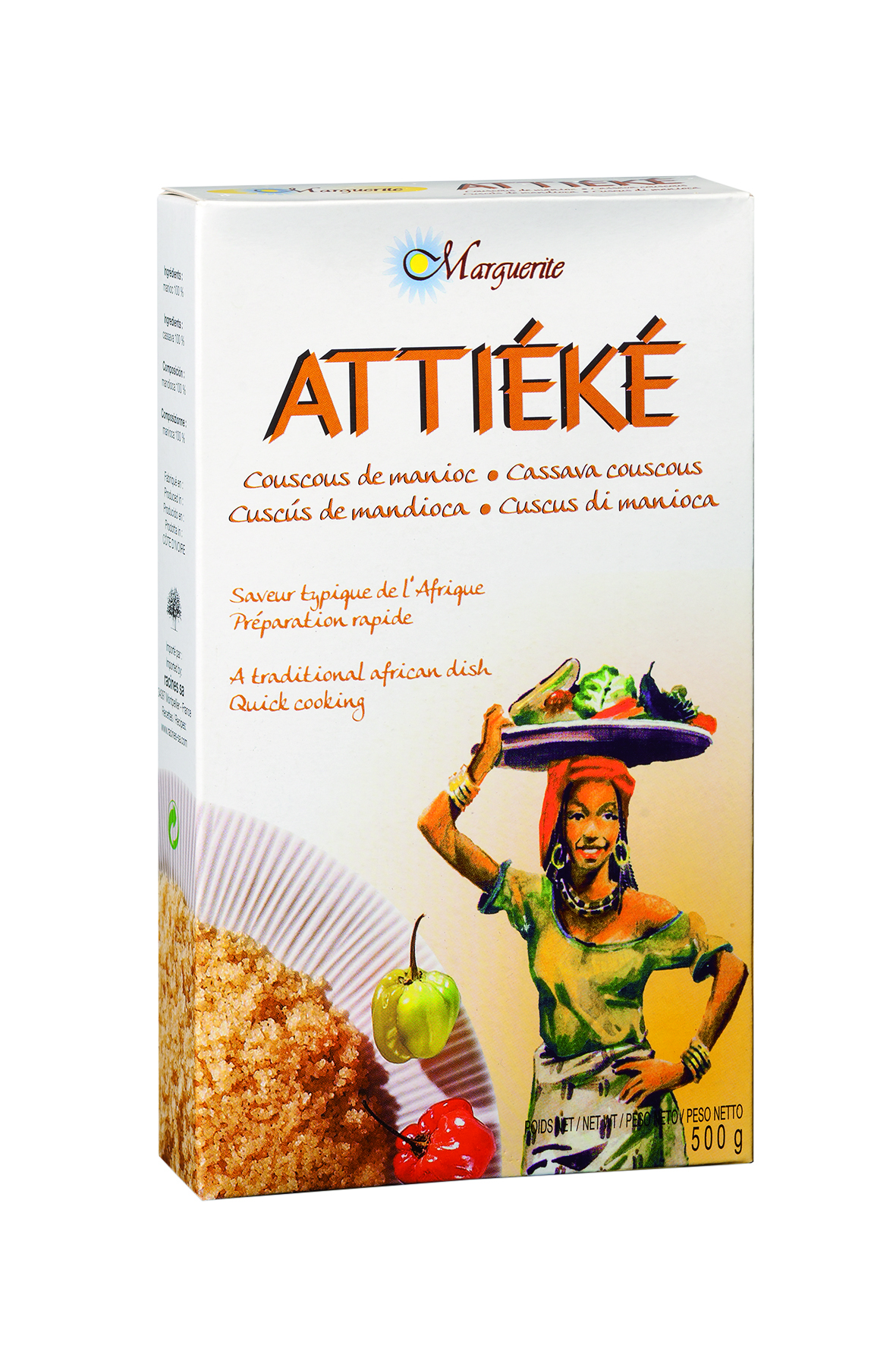 Attieké (20 X 500 G) - Marguerite