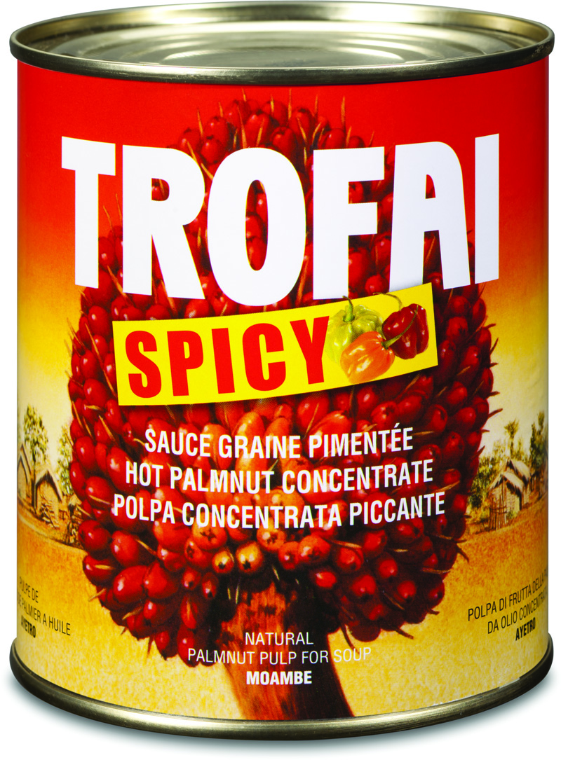 Spicy Palm Seed Sauce (20 X 800 G) - TROFAI
