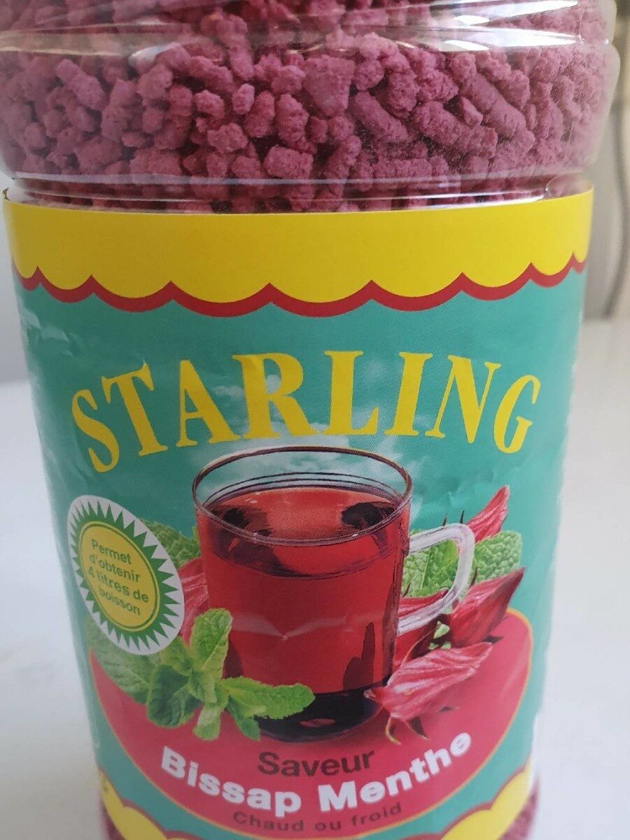 Bebida Instantânea Bissap Menta (12 X 400 G) - STARLING