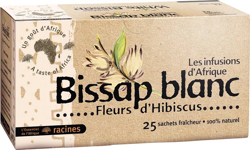 Infusion D'afrique Bissap Blanc (10 X 25 Sachets) - Wortels