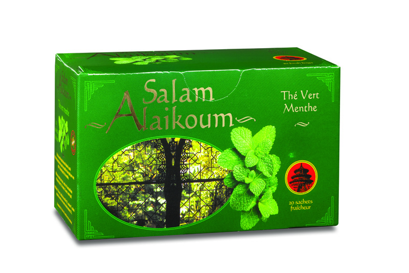 Thé Vert Gunpowder Menthe (12 X 20 Sach) - Salam Alaikoum