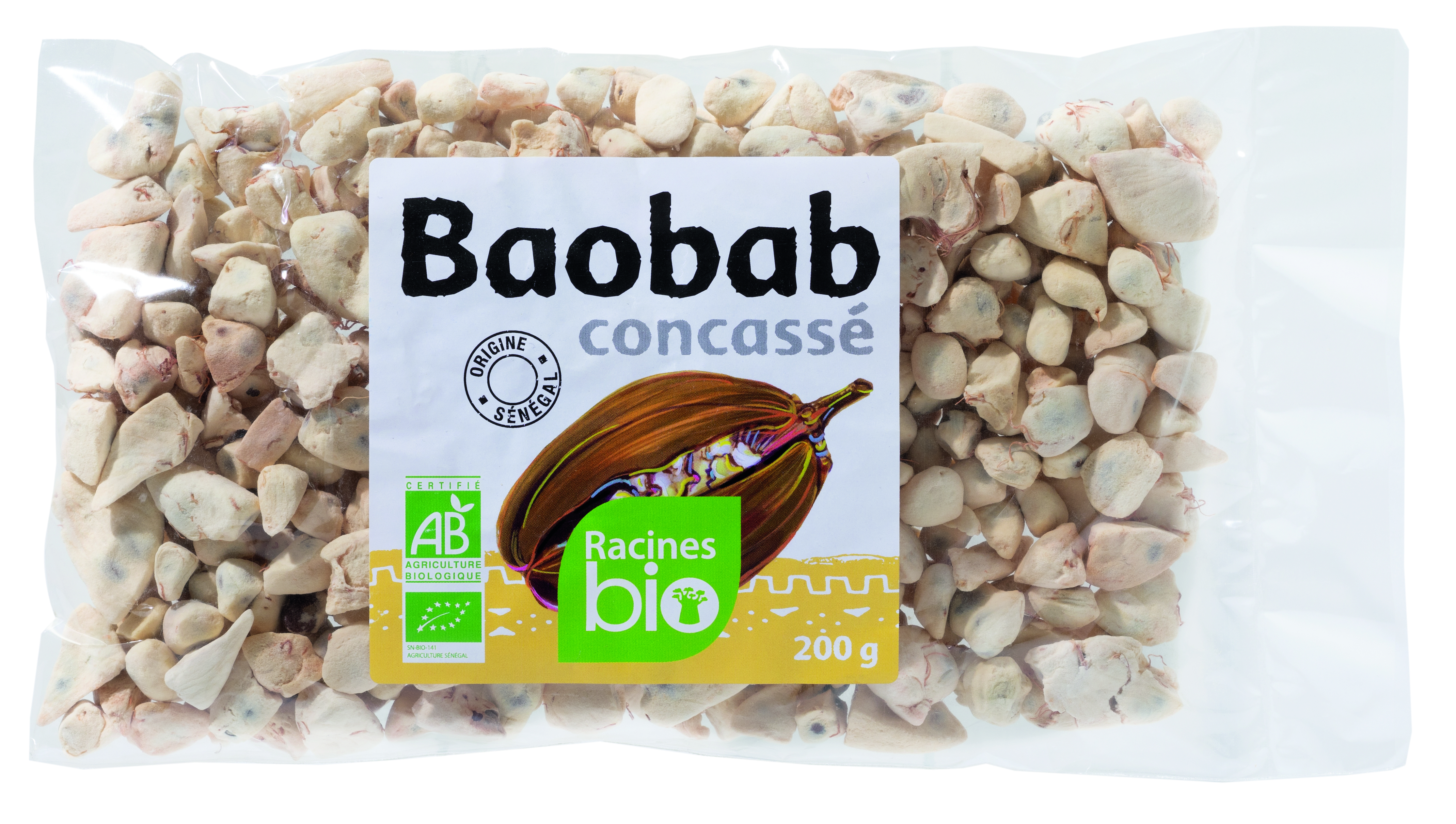 Concassé De Baobab (20 X 200 G) - Racines Bio