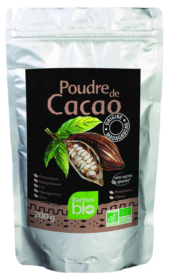 Cacau em Pó (20 X 200 G) - Racines Bio