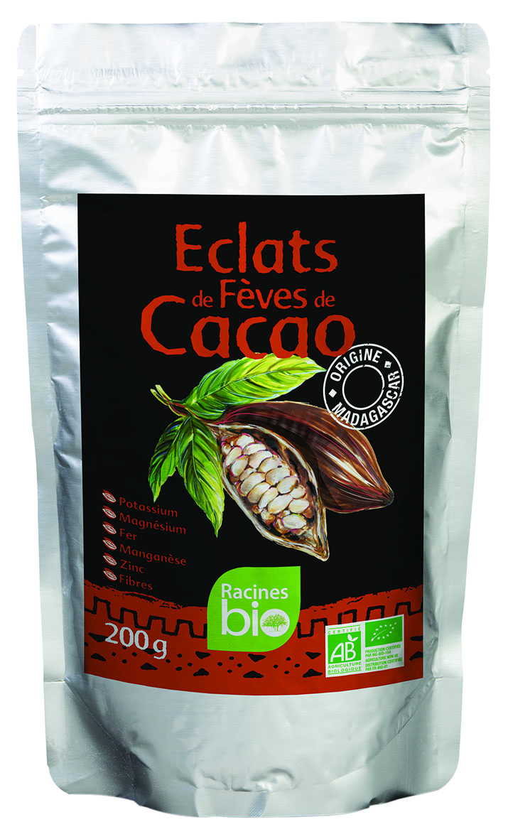 Chips Di Fave Di Cacao (20 X 200 G) - Racines Bio