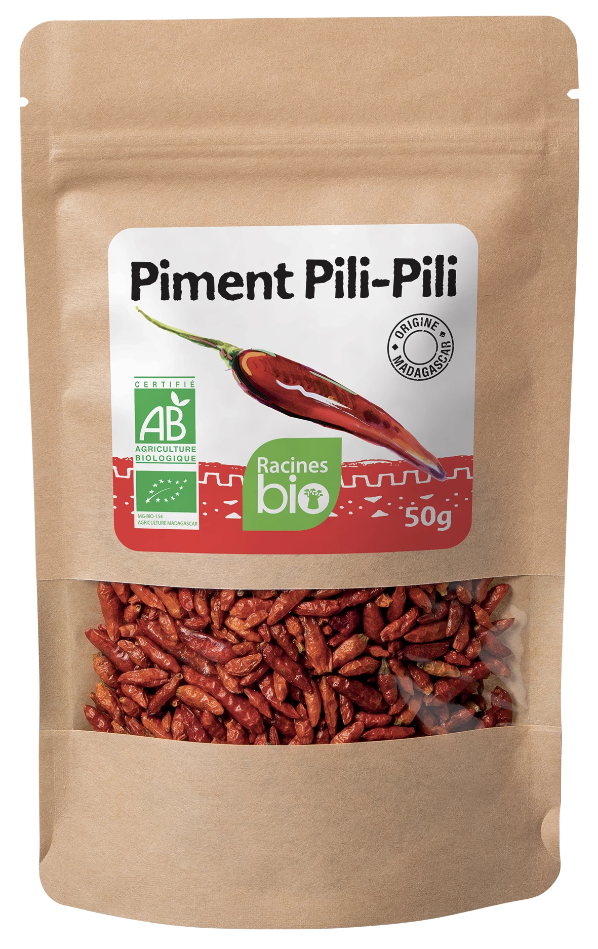 Pimiento Rojo Pimiento (20 X 50 G) - Racines Bio