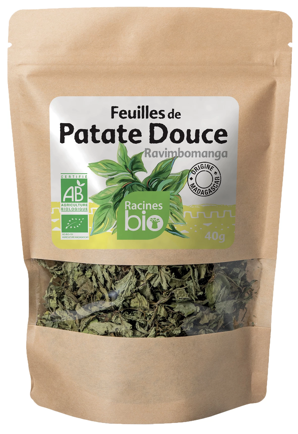 Feuilles De Patate Douce 20 X 40 G - RACINES Bio