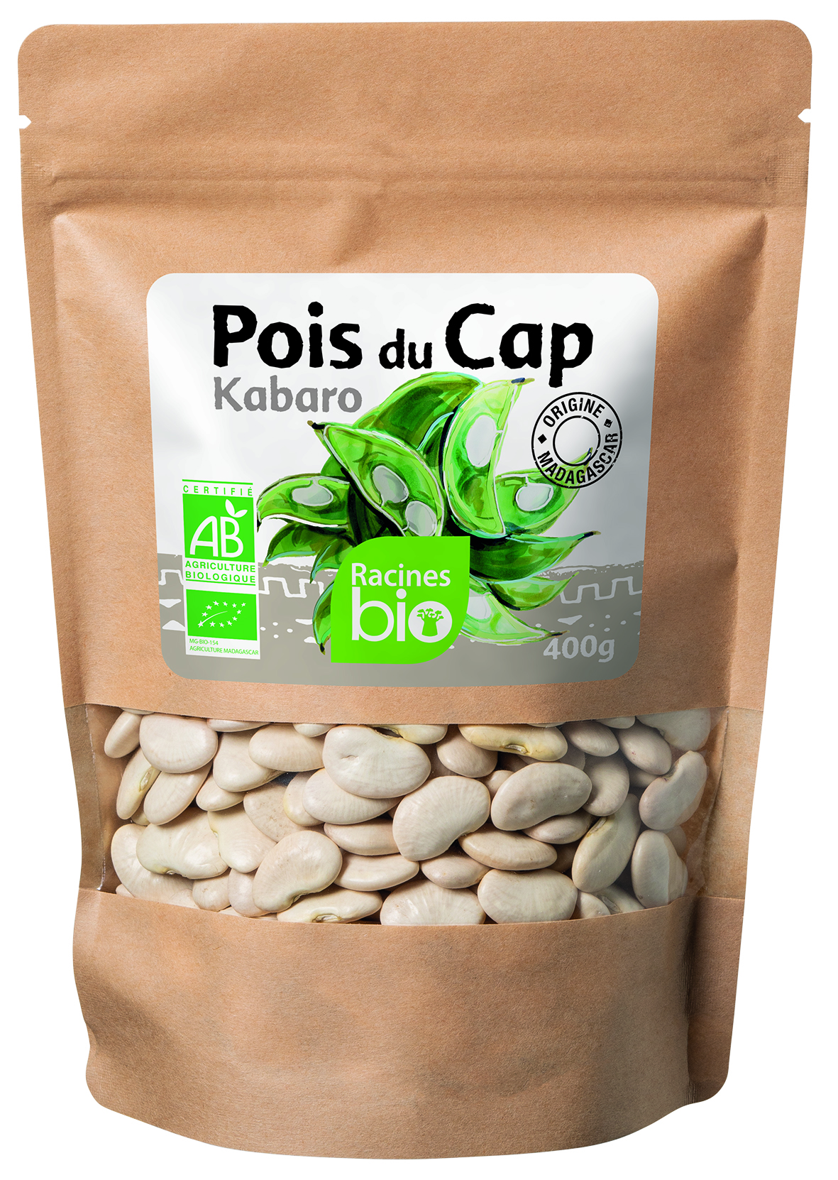 Kabaro Cape Peas 20 X 400 G - RAÍZES ORGÂNICAS