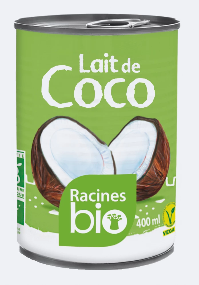 Leche De Coco (24 X 400 Ml) - Racines Bio