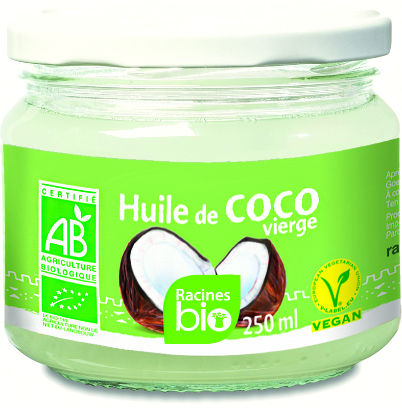 Huile De Coco Vierge (12 X 250 Ml) - Racines Bio