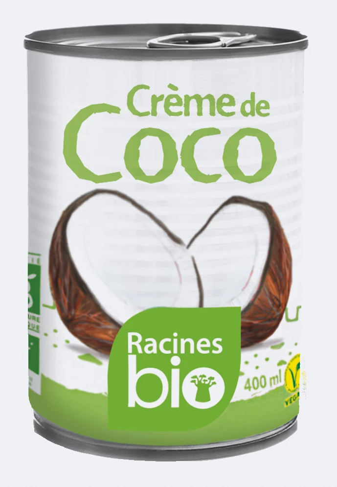 Coconut cream (24 x 400 ml) - Racines Bio