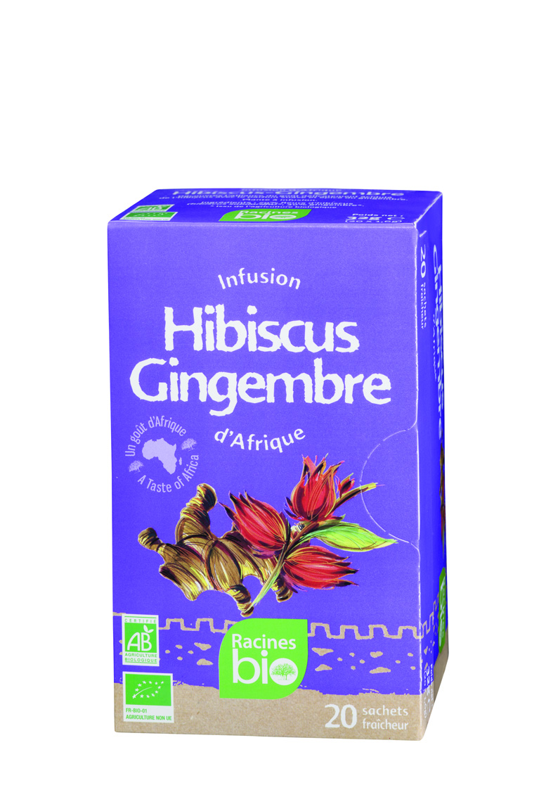 Infusion D'afrique Hib Ging (12 X 20 Sach X 16 G) - Racines Bio