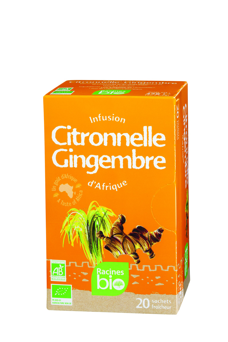 Infusion D'afrique Citr Ging (12 X 20 Zakje X 16 G) - Racines Bio