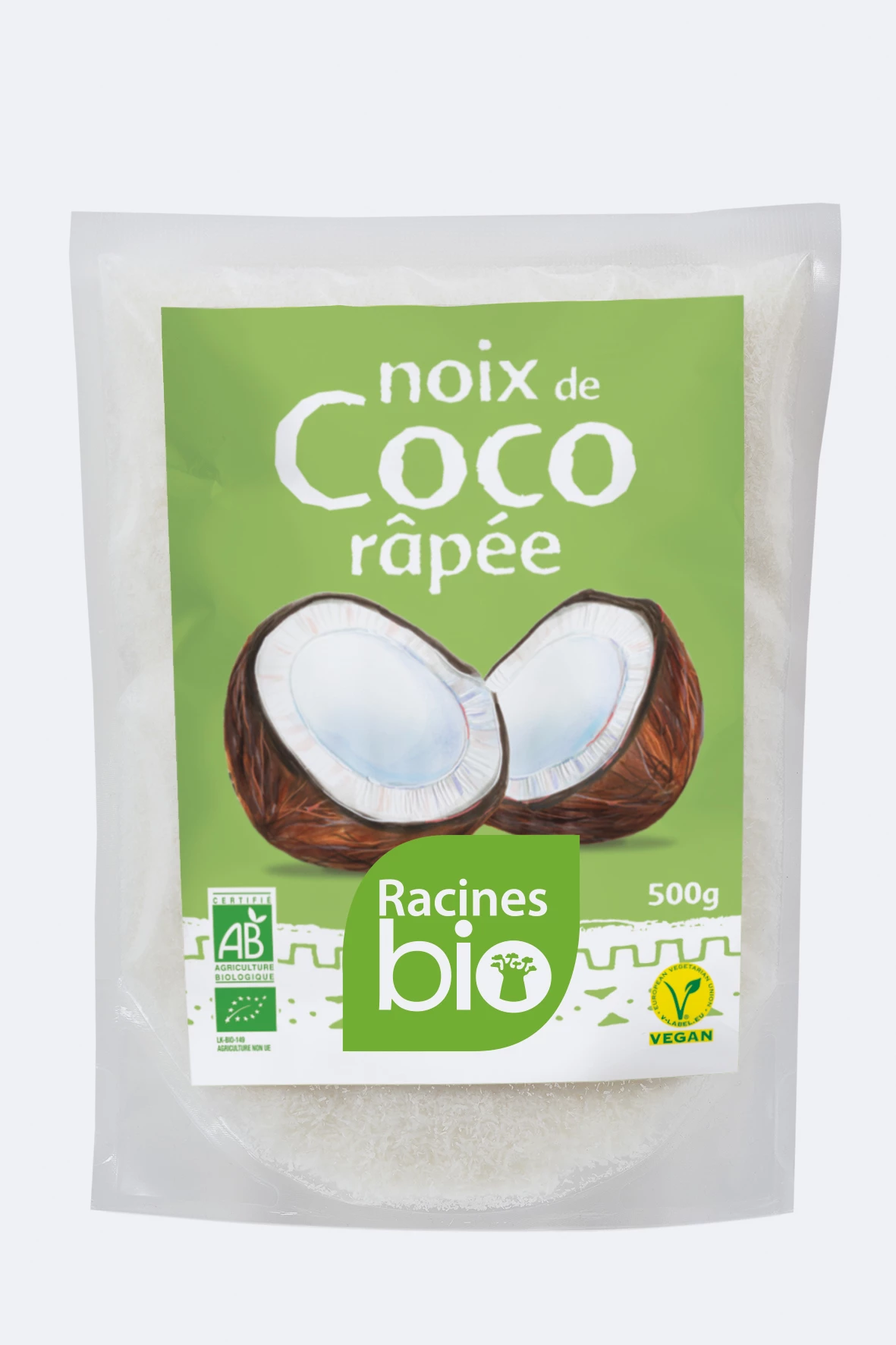 Noix De Coco Rapée (10 X 500 G) - Racines Bio