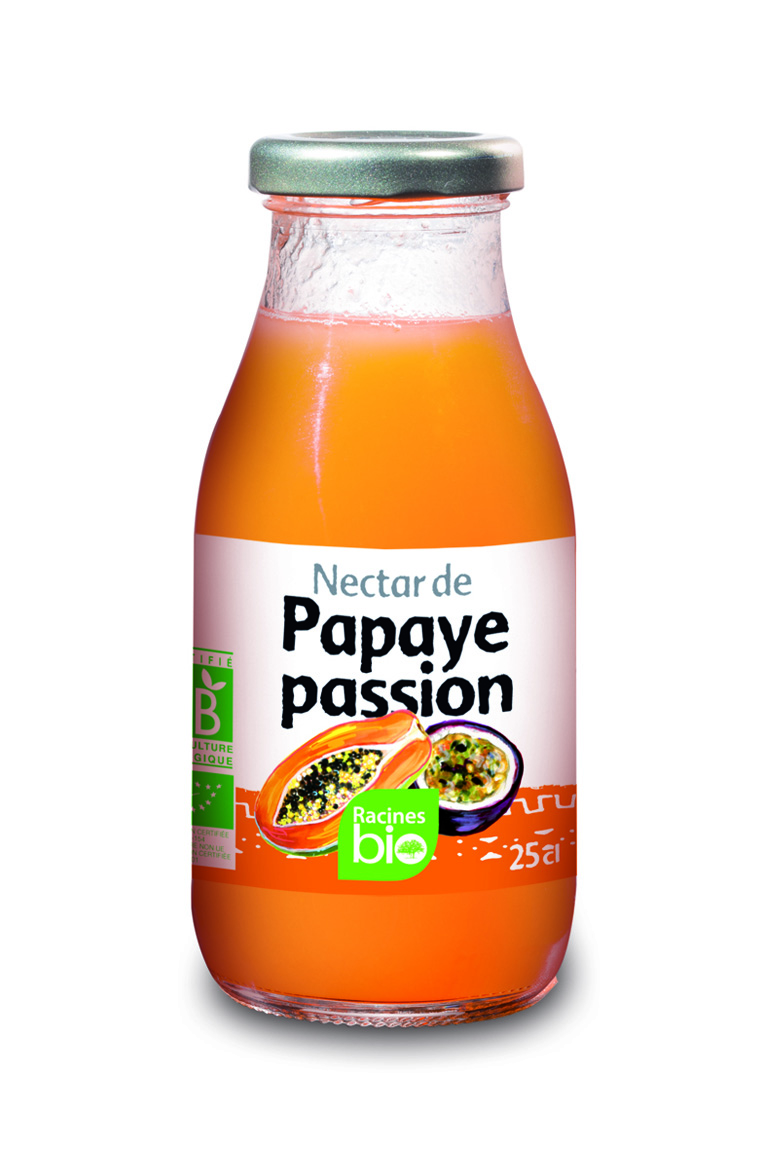 Nectar Papaye Passion 12 X 25 Cl - RACINES Bio