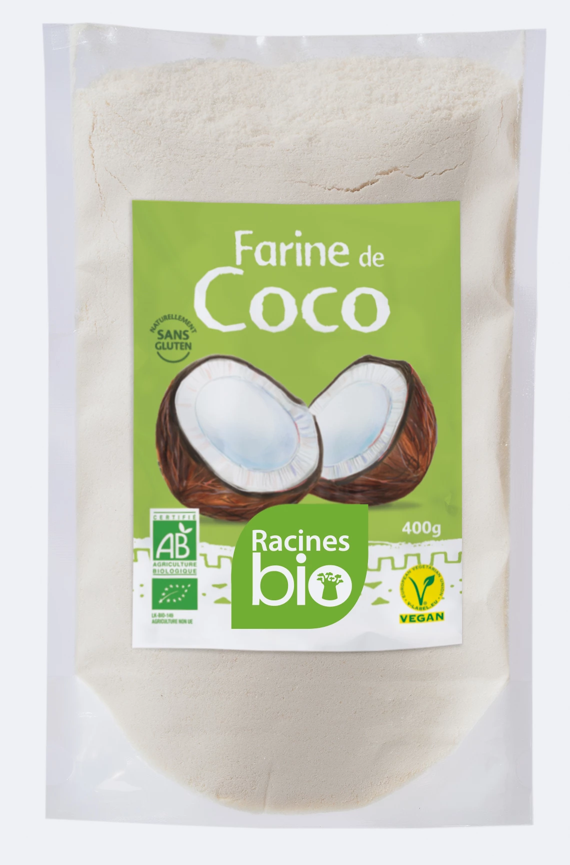 Farine De Coco (10 X 400 G) - Racines Bio