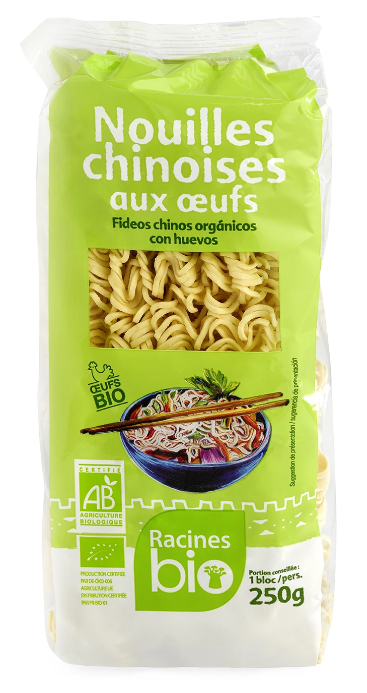 Egg Noodles (12x250 G) - Racines Bio