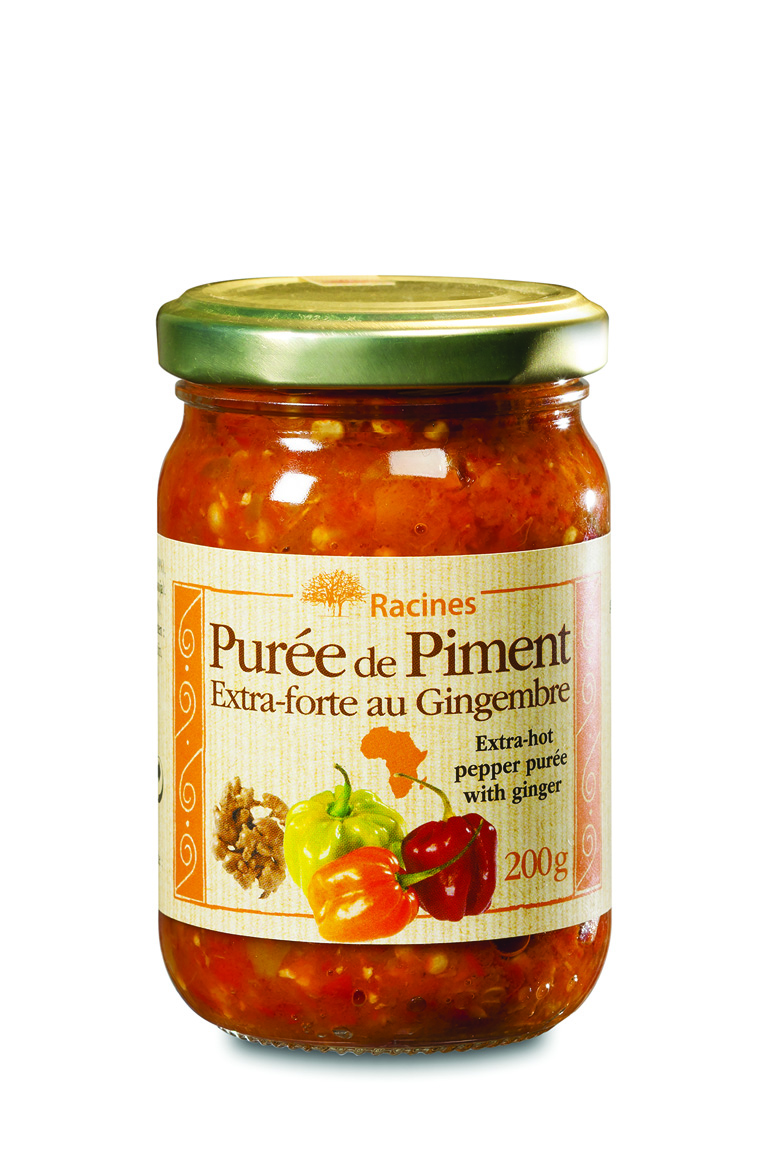 Puré De Chile Extra Picante Con Jengibre (12 X 200 G) - Racines