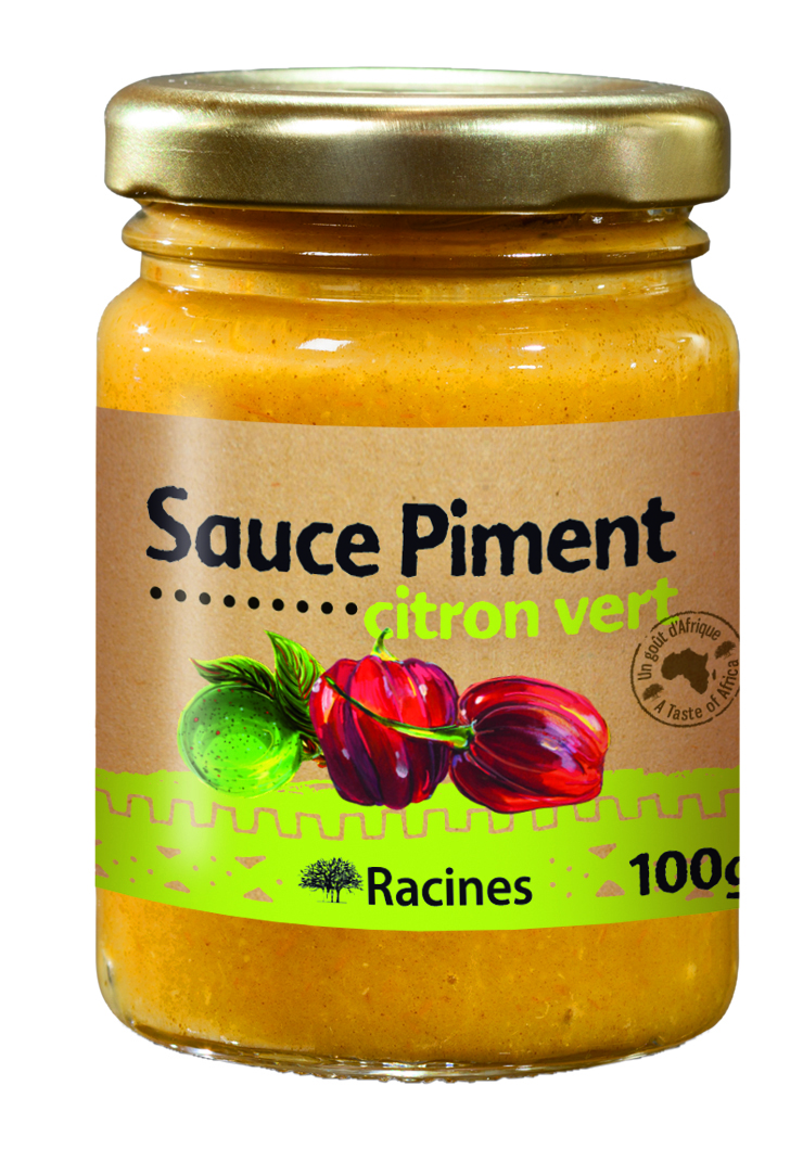 Sauce Piment Au Citron Vert (24 X 100 G) - Racines