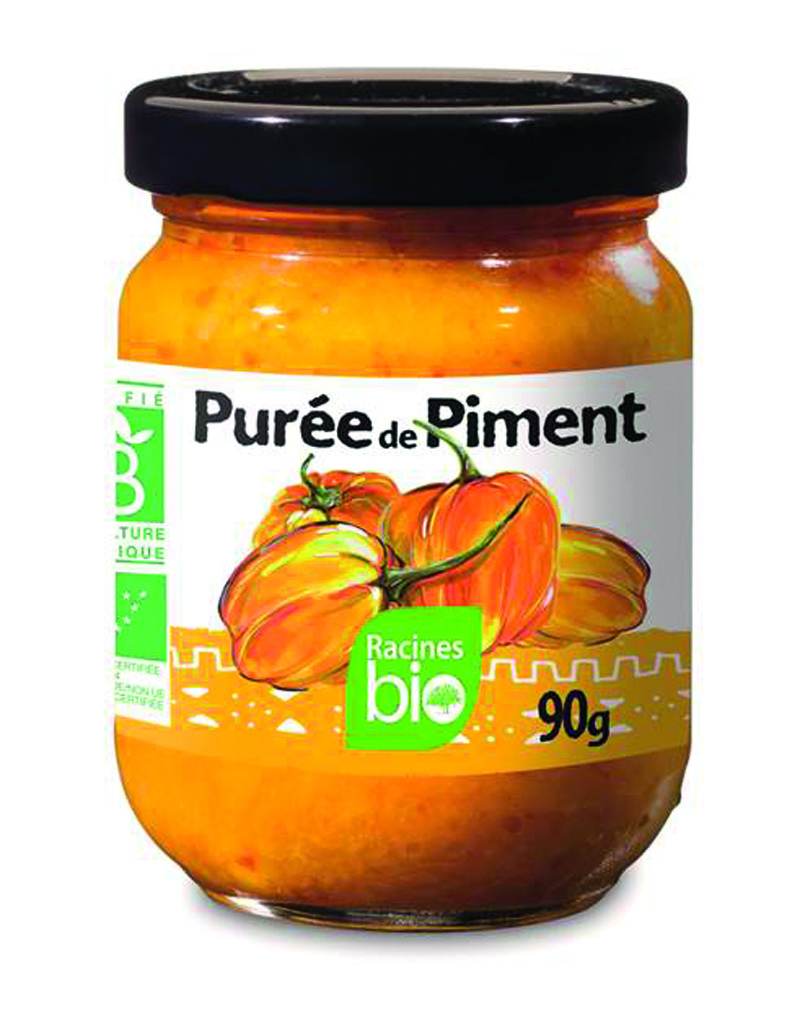 Yellow pepper puree (24 x 90 g) - Racines Bio