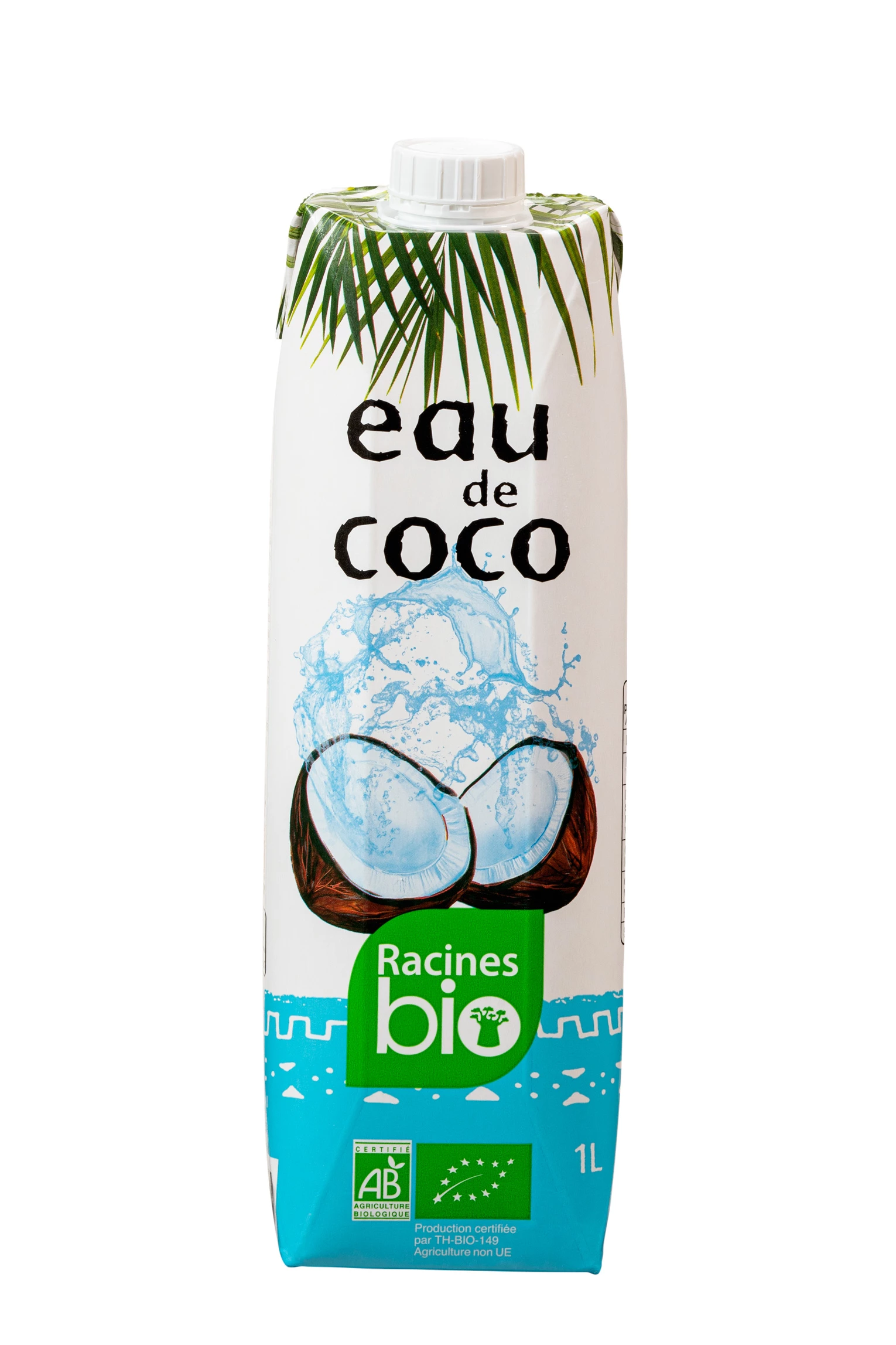 Acqua di cocco (12 X 1 L) - Racines Bio