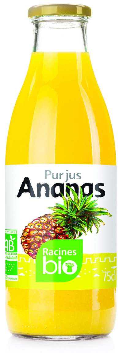 Pur Jus Ananas (6 X 75 Cl) - Racines Bio