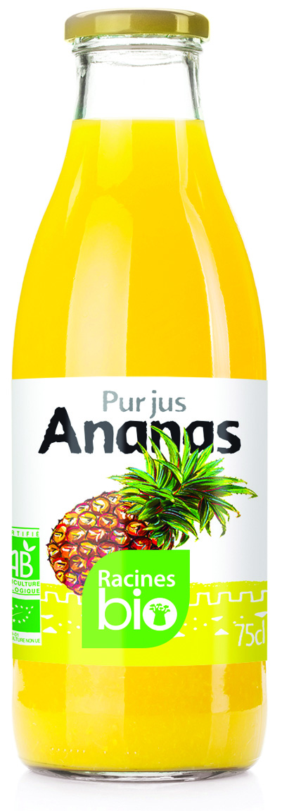 Pur Jus Ananás (6 X 75 Cl) - Racines Bio