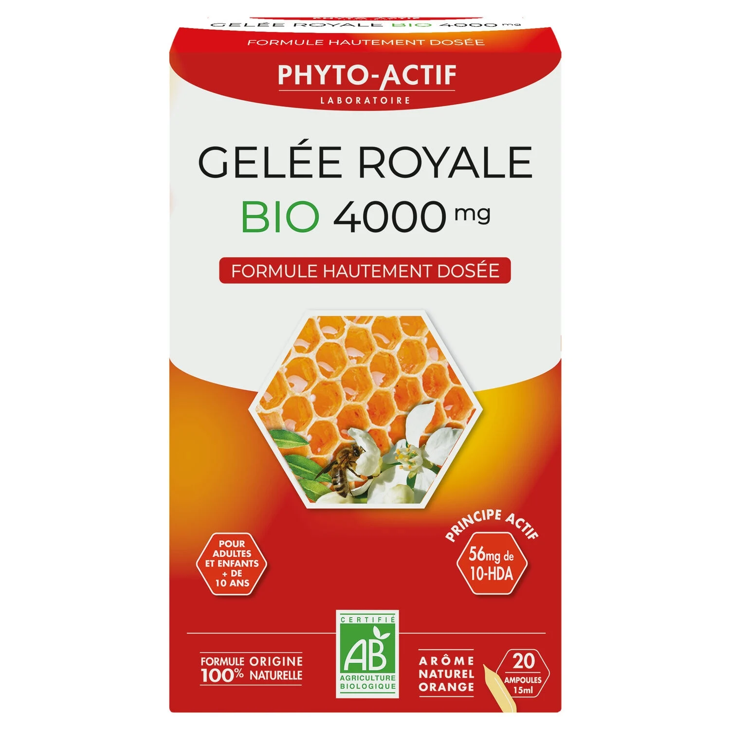 15mlx20amp Gel Roy 4000 Ph Bio - PHYTO-ACTIF