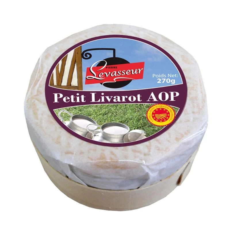 Fromage petit Livarot AOP 270g - PIERRE LEVASSEUR
