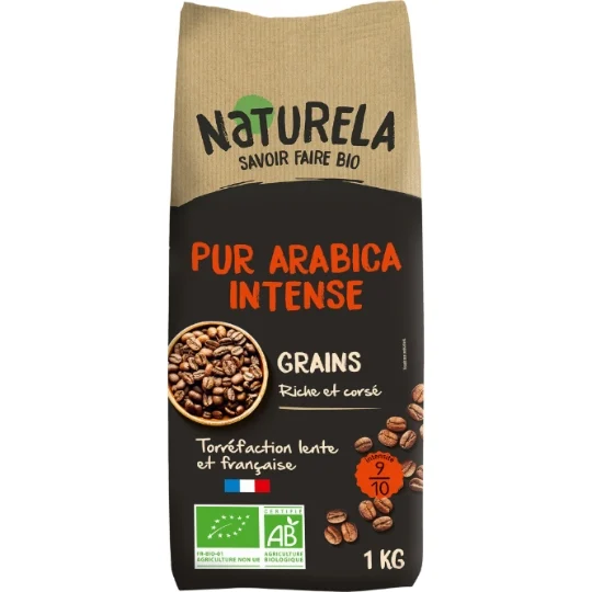 ピュアアラビカ種 インテンスオーガニックコーヒー豆 1kg - NATURELA