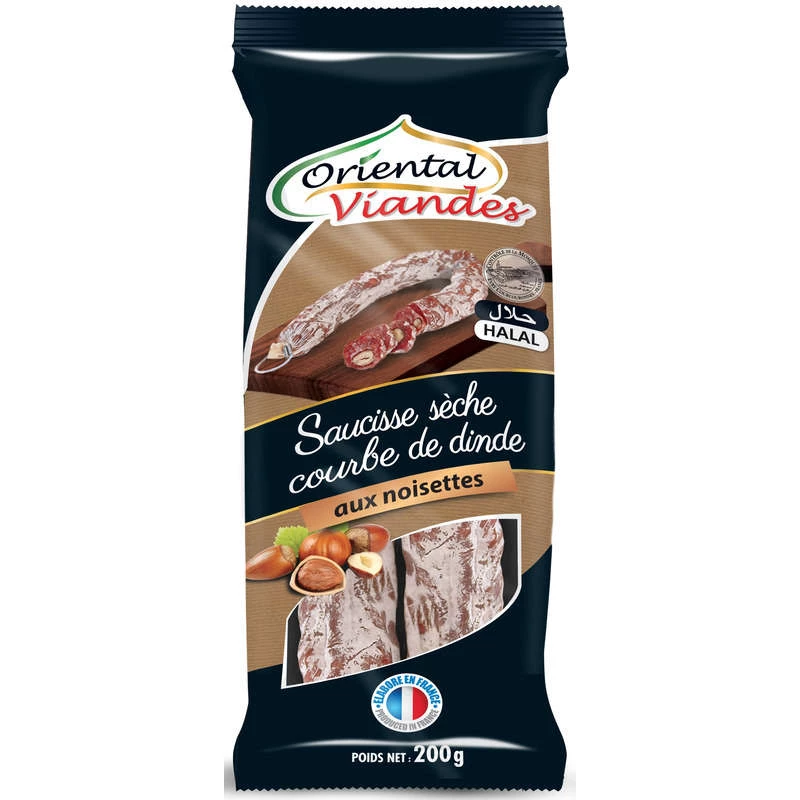 Saucisse Seche Dinde Noisette