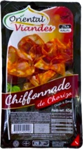 Chiffonnade Chorizo 65g Halal