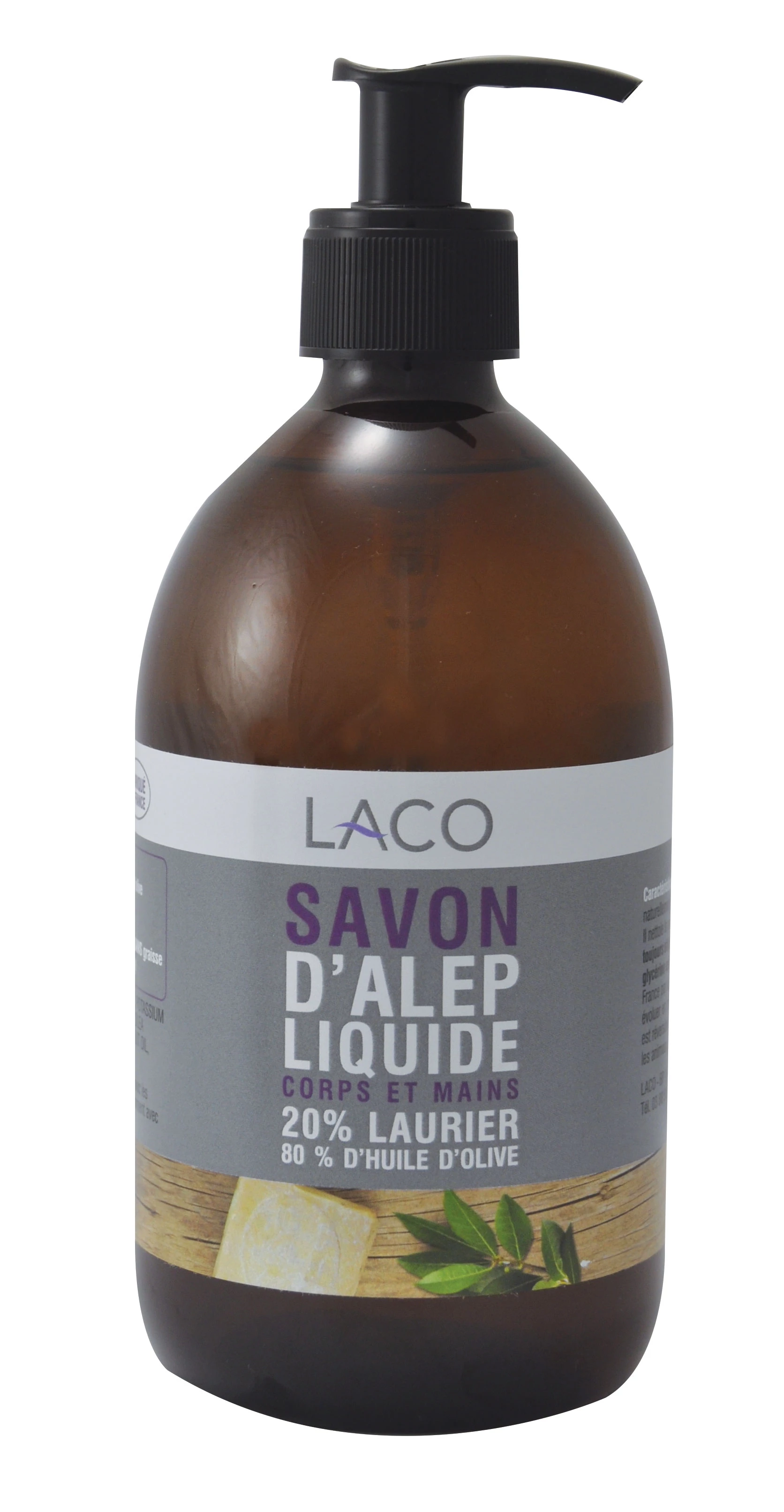 Jabón Líquido de Alepo, 500ml - LACO