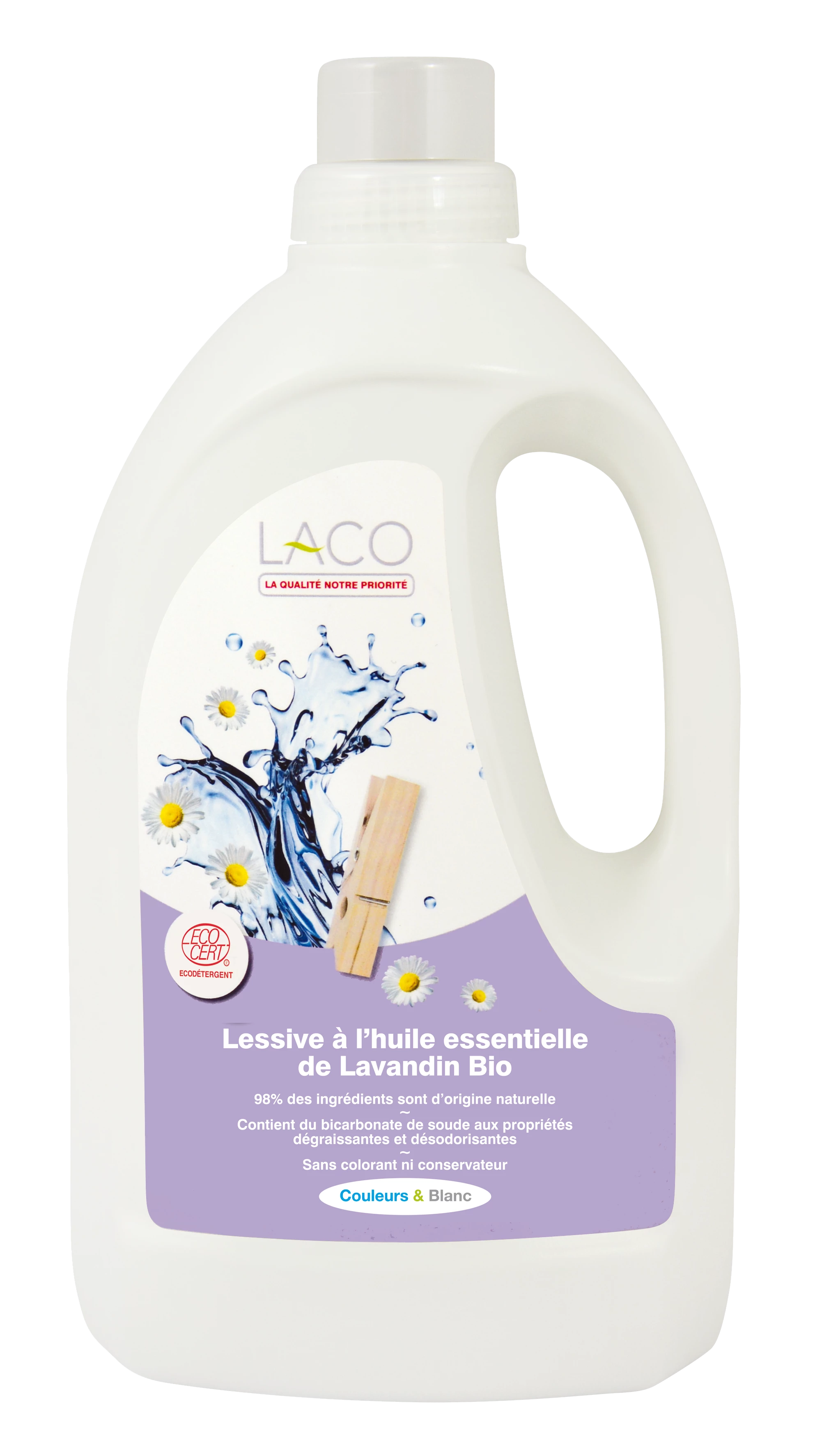 Detergente Ecológico con Aceite Esencial de Lavanda 2l - Laco
