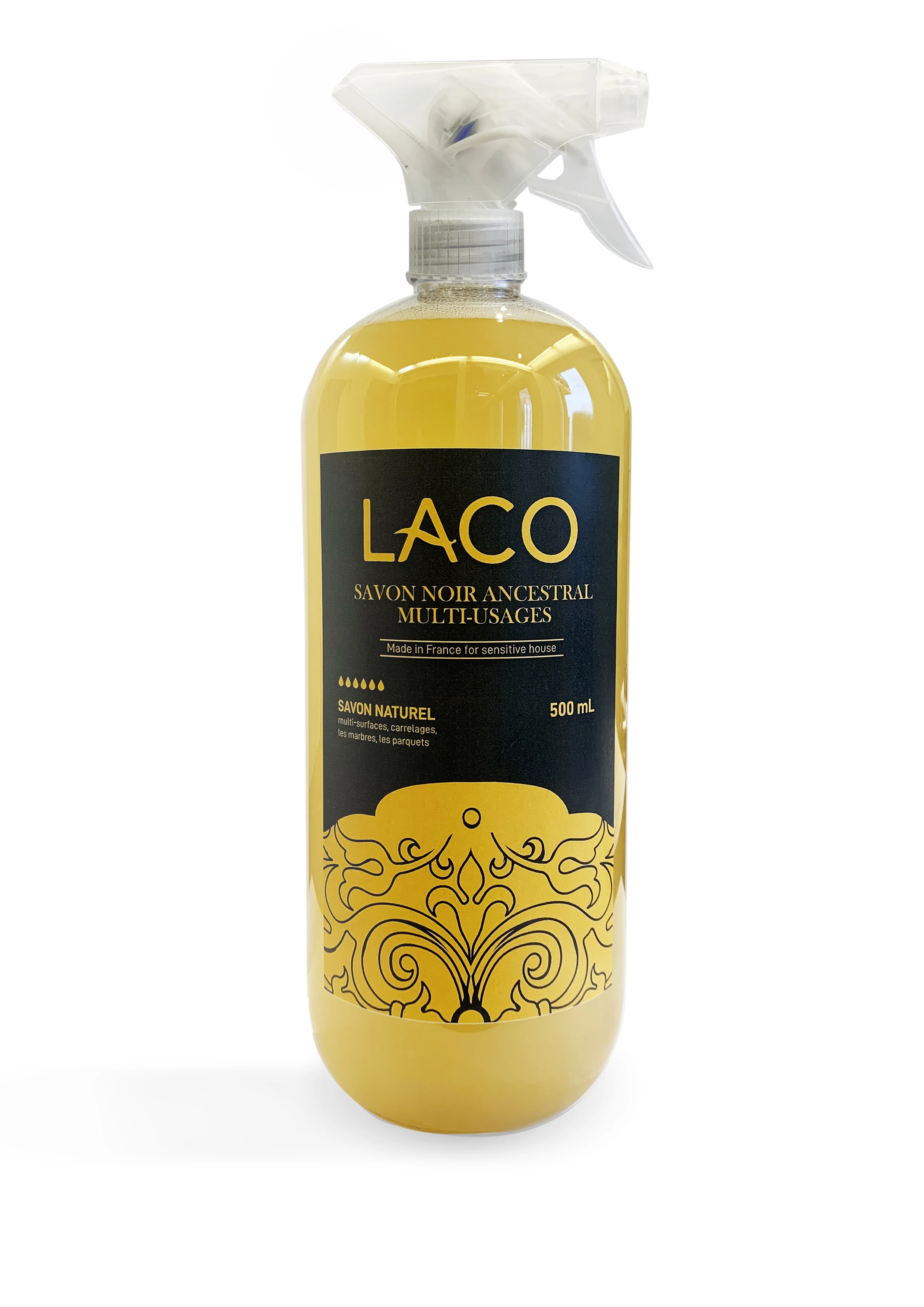 Ultra-Nourishing and Multi-Purpose Ancestral Black Soap. 1L - LACO