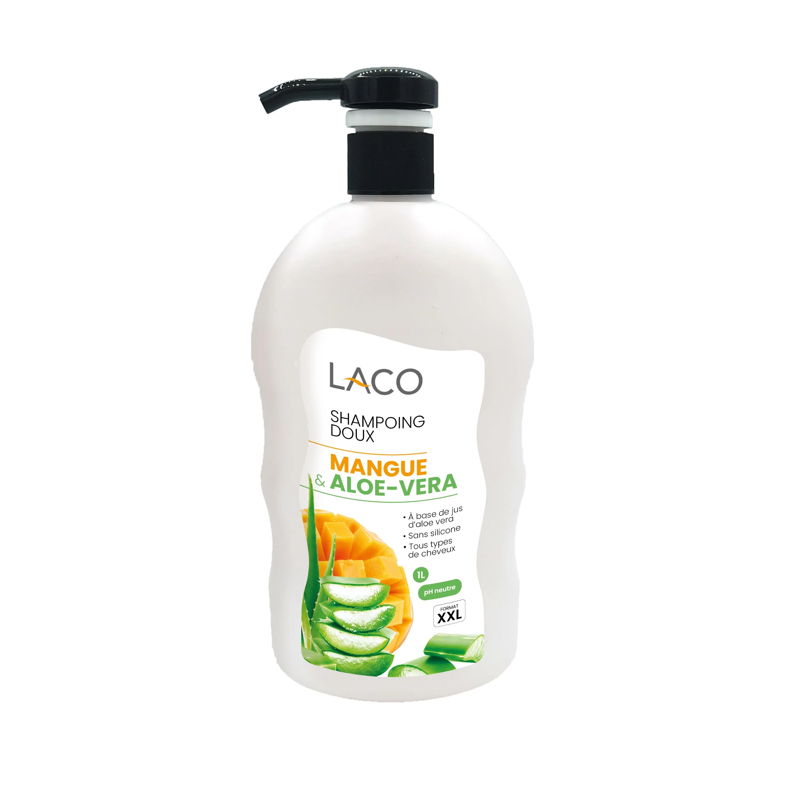 Champú Mango Aloe Vera, 1L - LACO