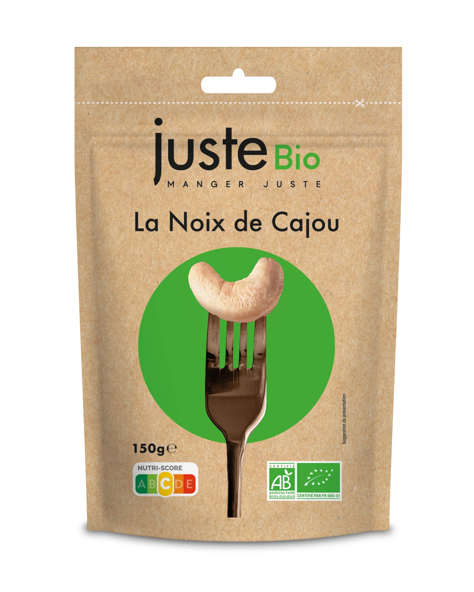 Rohe Bio-Cashewnüsse 150g