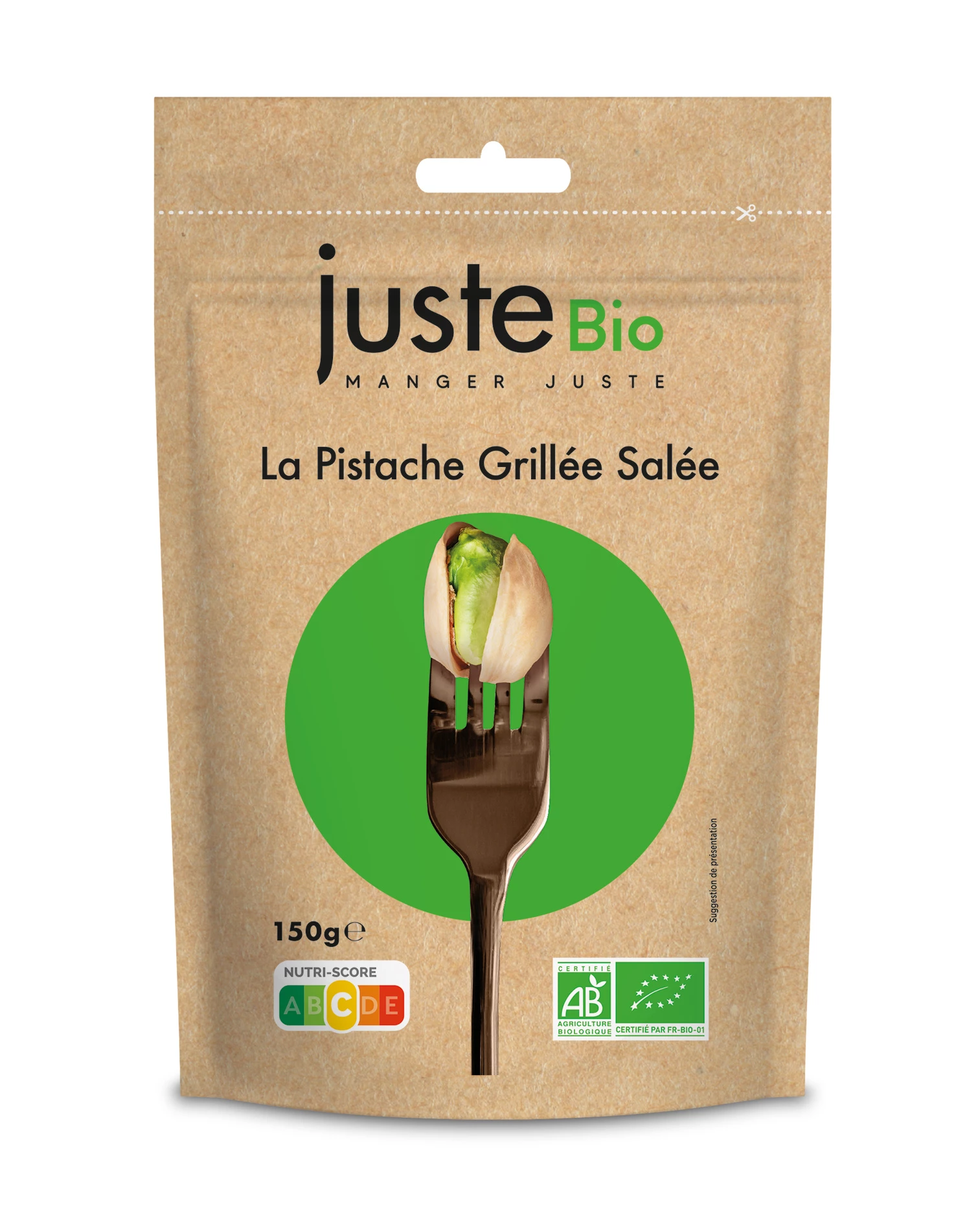 Pistaches Grillees Salees Bio