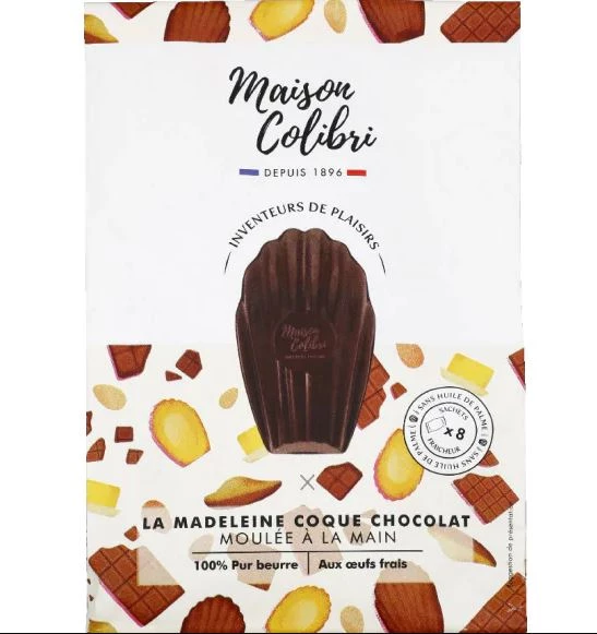 Madeleine al cioccolato 240g - MAISON COLIBRI