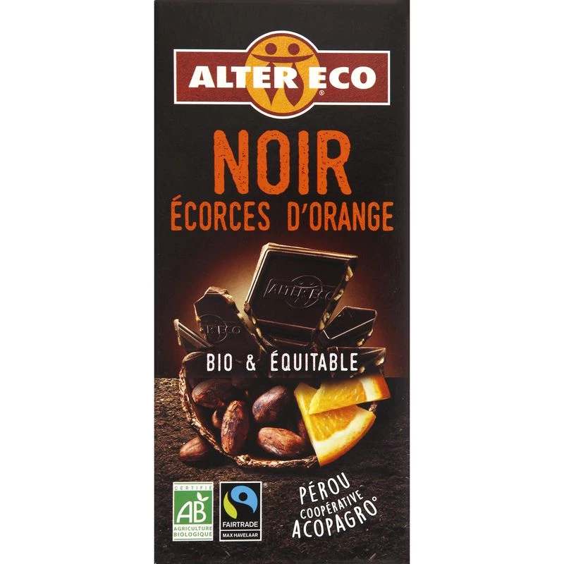 Choc Nr Laranja 100g Alt Eco Bi