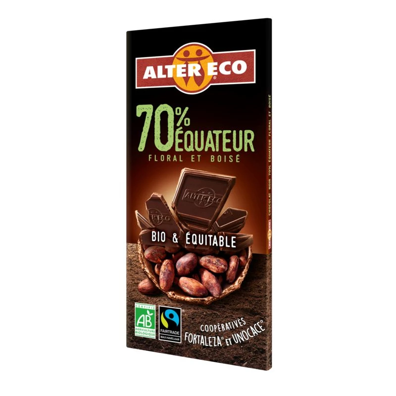 Dark Chocolate 70% Ecuador 100g - Alter Eco