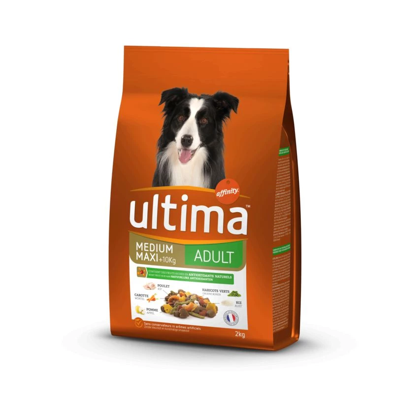 Dog food for medium dogs 2kg - ULTIMA
