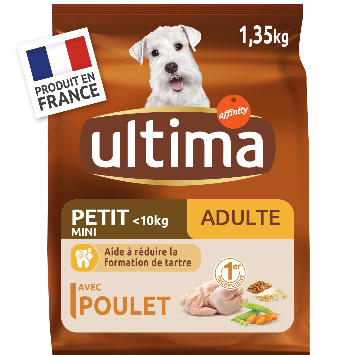 Mini Adult Dog Food With Chicken 1.35kg - Ultima