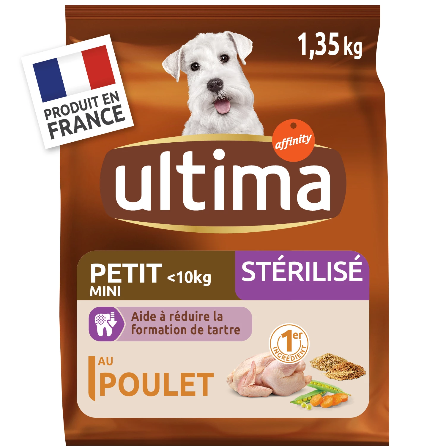 Mini Sterilized Dog Food With Chicken 1.35kg - Ultima