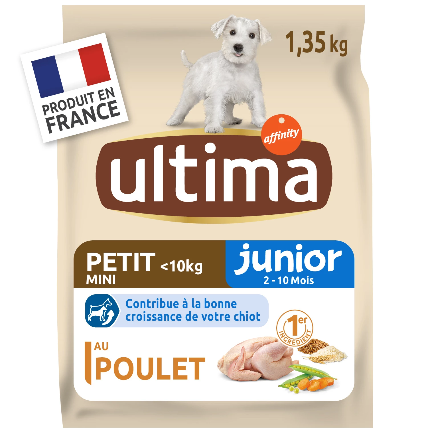 Junior Mini Dog Food With Chicken 1.35kg - Ultima