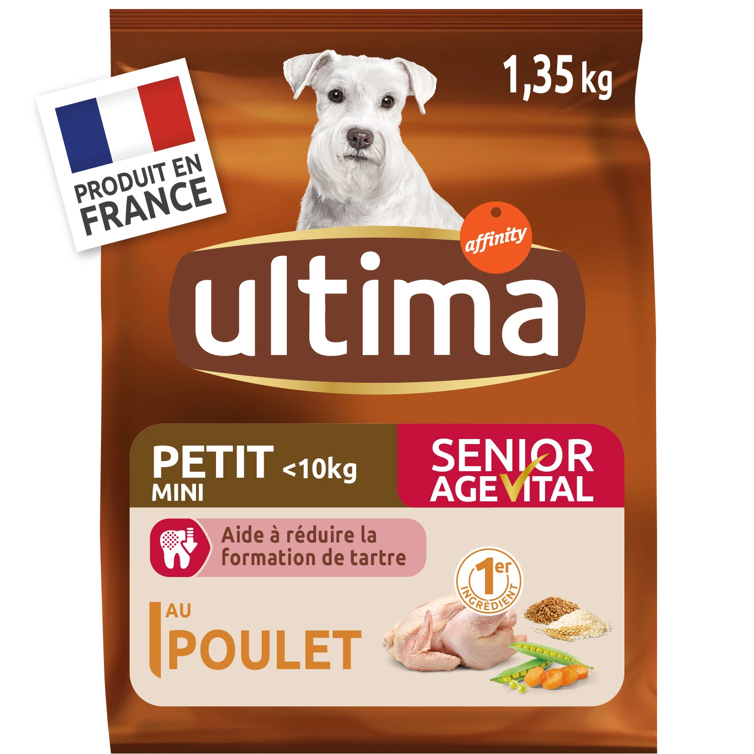 Mini Senior Dog Food With Chicken 1.35kg - Ultima