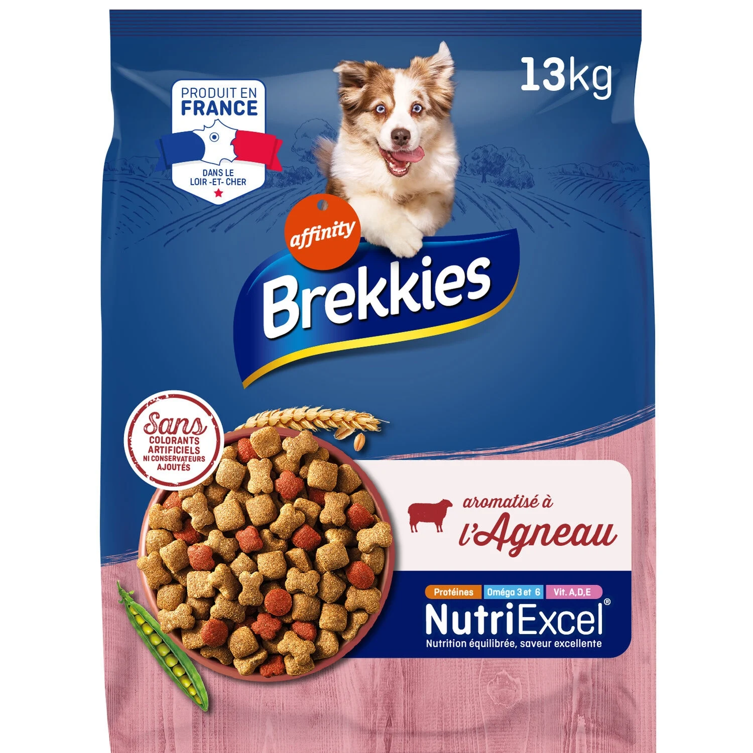 Adult Dog Food with Lamb 13kg - Brekkies