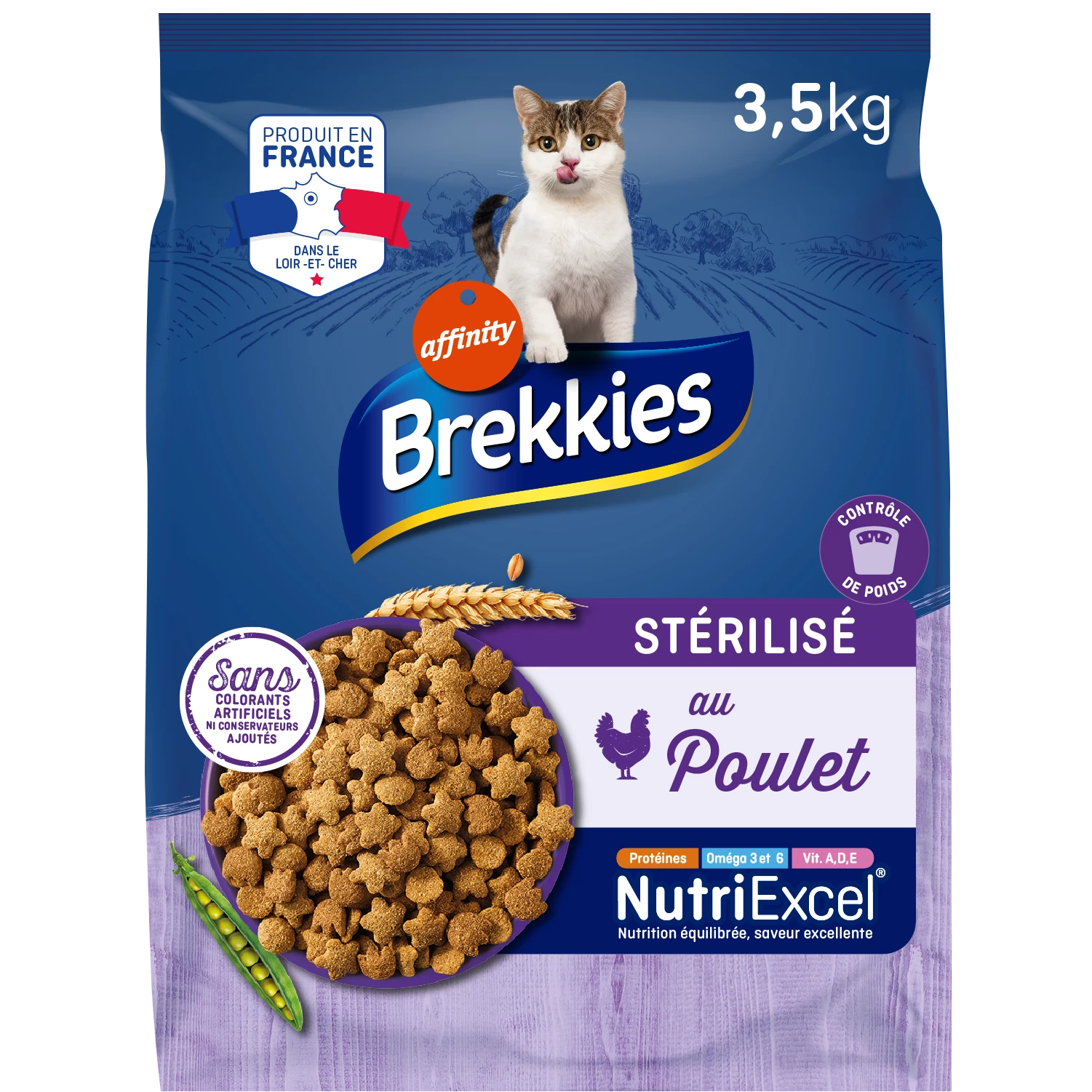 Brek Croq Chat Ster Plet 3 5kg