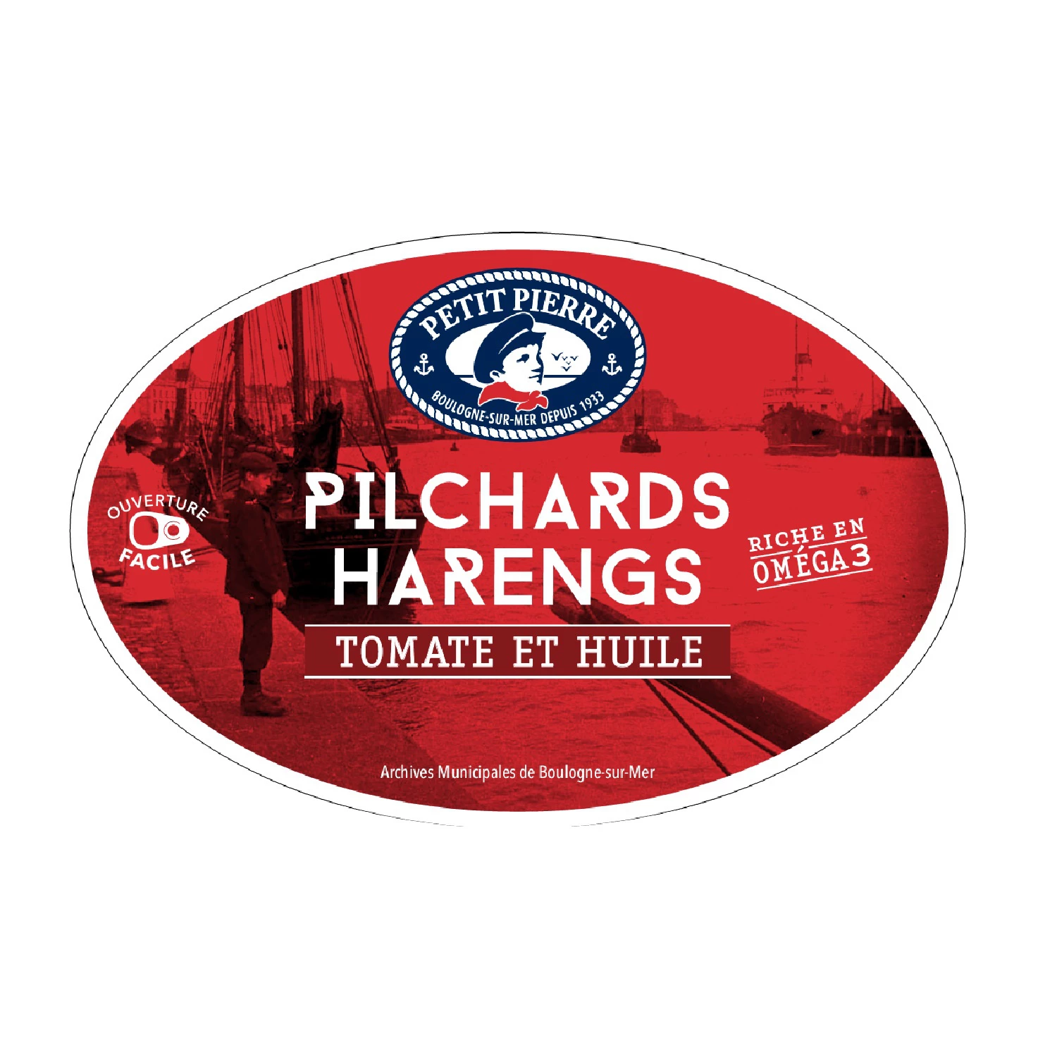Pilchards Harengs Tomate & Huile, 367g -  Petit PIERRE